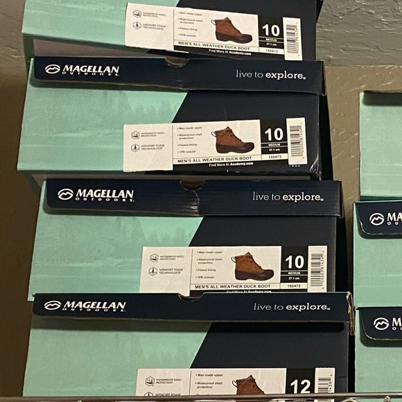 Magellan Men's Brown and Gray Boots - Picture 6 of 6